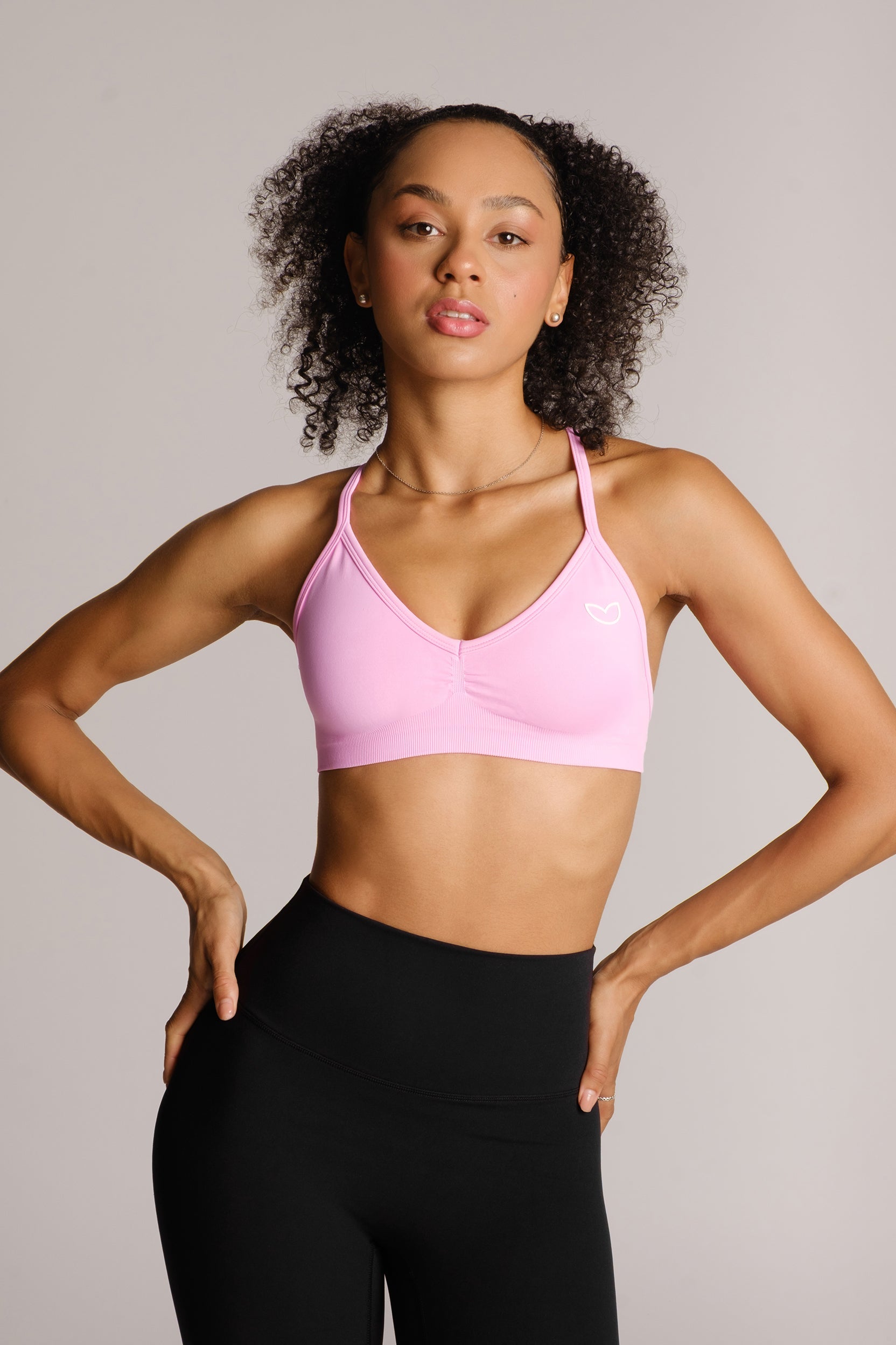 Adjustable Sports Bra • Blush
