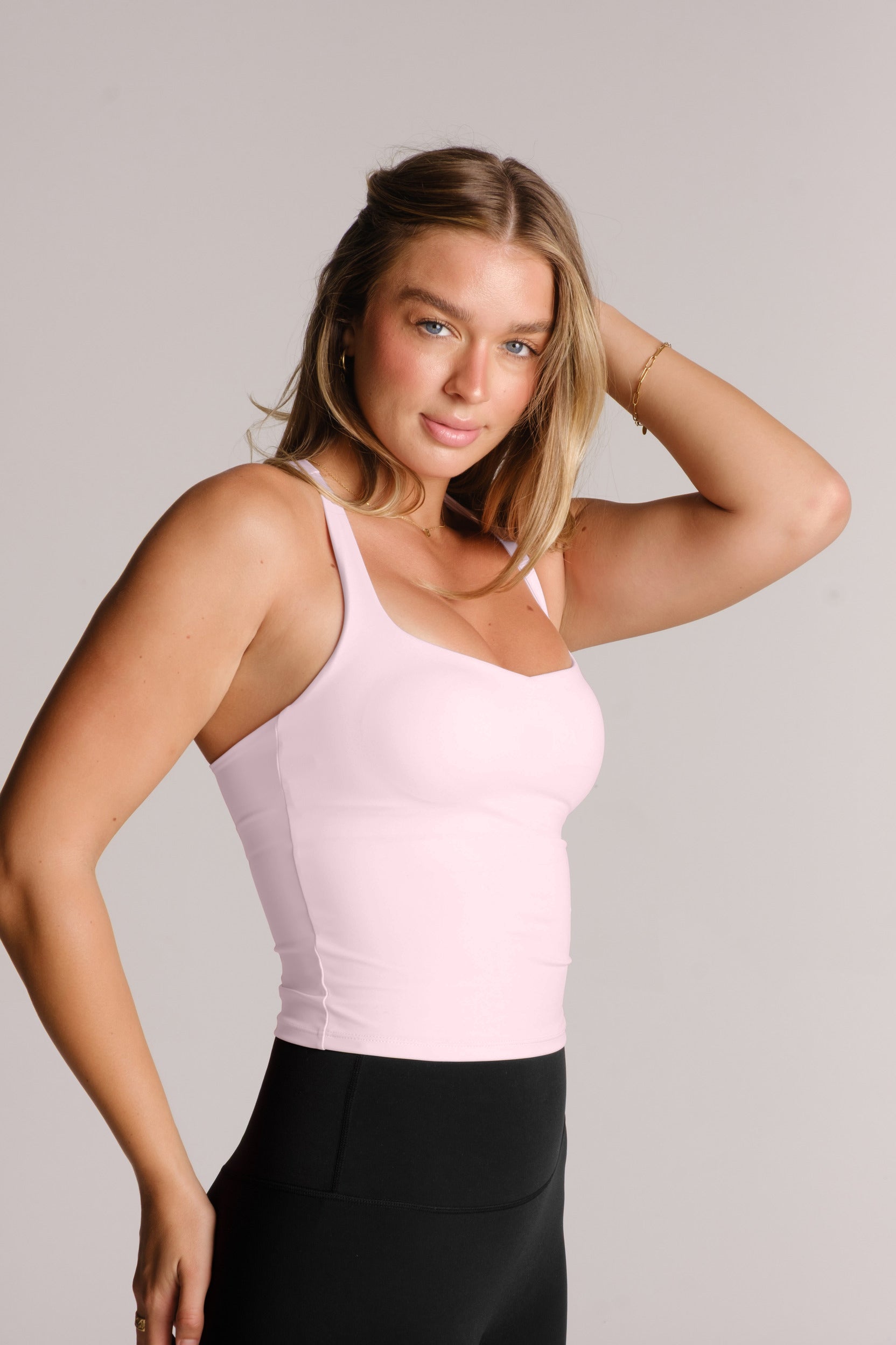 Racer Top • Cloud Blush